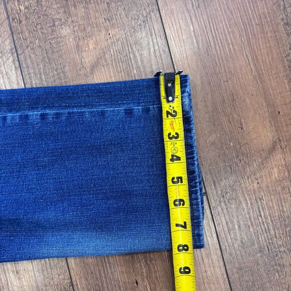 Lee Extreme Motion Jeans Straight Fit 38W 30L Blue Tapered Leg Elastic Waist - Picture 7 of 7